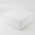 Коробка для подарка без окна белая/крафт