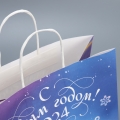 Пакет подарочный крафтовый «Зимняя сказка», 32 × 28 × 15 см