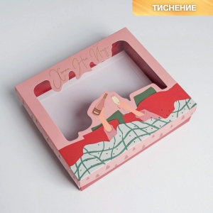 Коробка подарочная Pink mood, 23.5 × 20.5 × 5.5 см